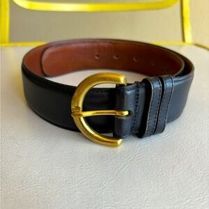Vintage COACH Belt Sz Small - Genuine Leather w/Brass buckle